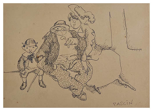La famille au repos, 1903 by Jules Pascin